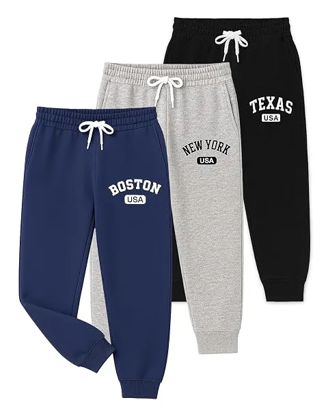 Kuchipoo Boys Regular Fit Track Pants - Pack of 3 — Linkbiz SmartDeal's