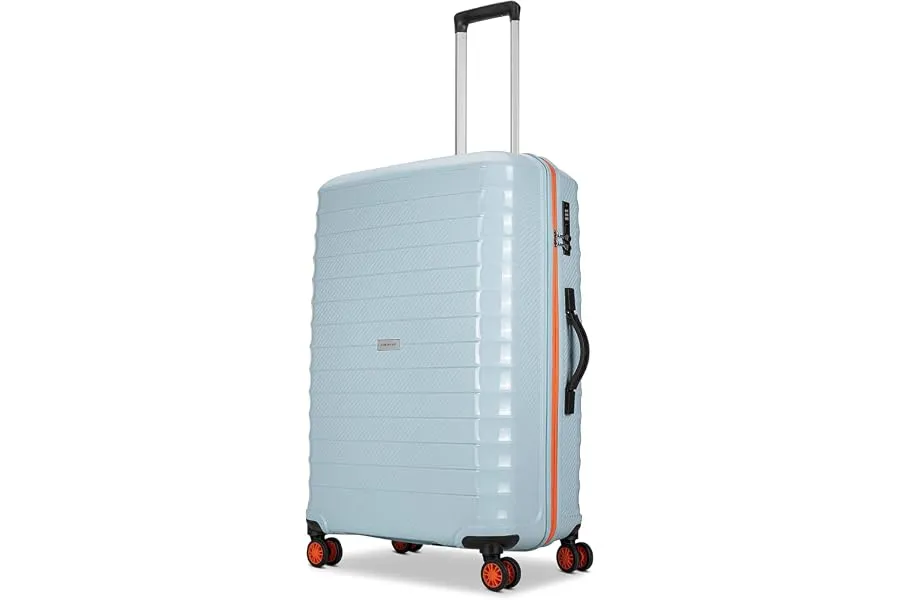 Aristocrat Altitude 8-Wheel Medium Size Hard Case Trolley Bag, Surf Spray | Durable Polypropyle — Linkbiz SmartDeal's