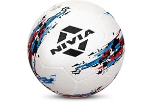 Nivia Storm Football - Size 5 (White), Rubber — Linkbiz SmartDeal's