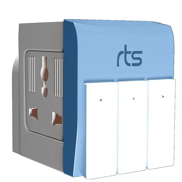 rts 3-in-1 Universal Travel Adapter Multi-Plug with Individual Switch Socket with Spike Buster Fuse Protected | multiplug Three pin Plug Socket |3 PIN 3 Way Plug for Home, Office L — Linkbiz SmartDeal's