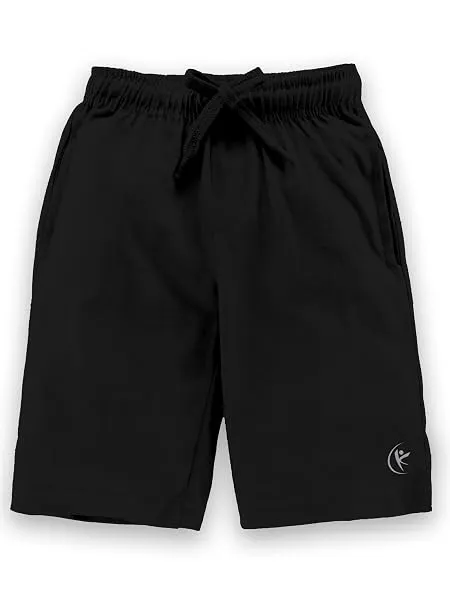 KiddoPanti Boys Solid Knee-Length Basic Short | 100% Cotton Knit Fabric | Comfortable Fit with Elastic Waistband and Functional Drawcord | 2 Front Pockets Half Pant | Boys Shorts — Linkbiz SmartDeal's