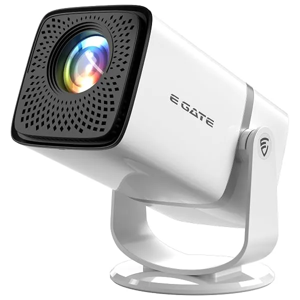E GATE Atom 3X Projector 4k Ultra HD Full HD 1080p Native Automatic Home Projector for Room | 300 ISO | Rotatable Design | Android Netflix Prime | ARC-HDMI USB WiFi-6 BT Screen Mir — Linkbiz SmartDeal's