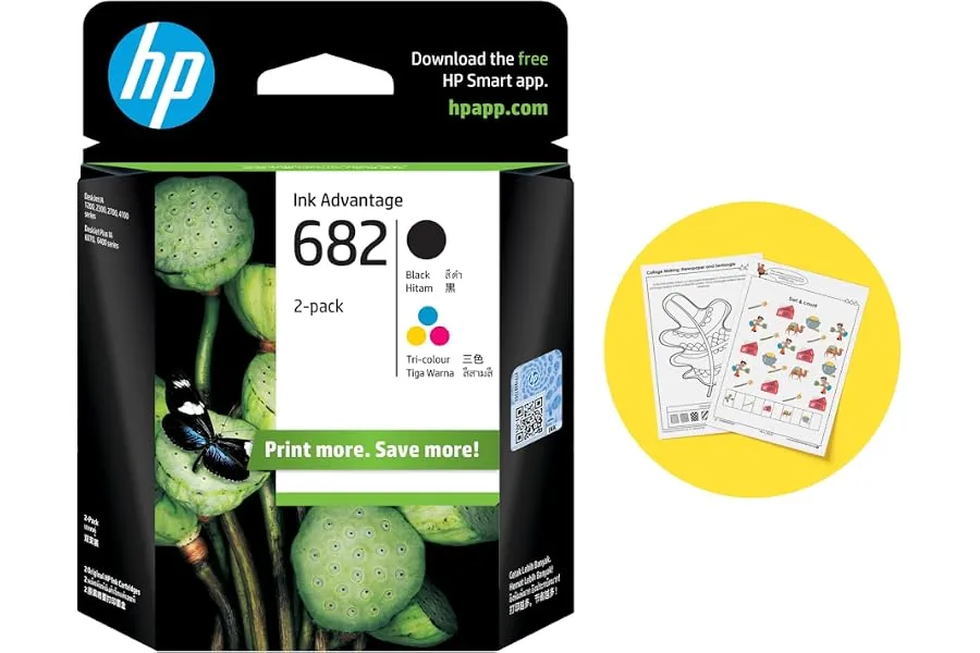 HP 682 Color/Black Ink Cartridge Combo 2-Pack — Linkbiz SmartDeal's