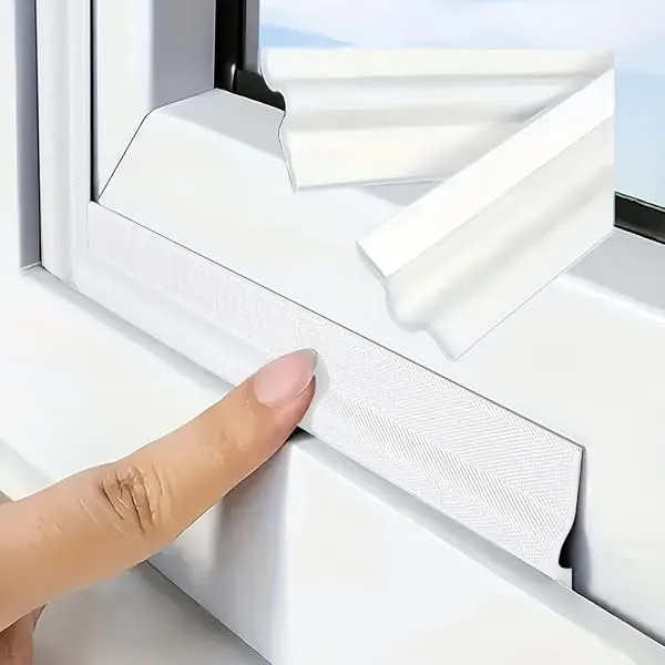 HASTHIP® 10m Self Adhesive PU Foam Soundproof Window Sealing Strips for Gap | Sealing Strips Weather Stripping for Reduces Drafts, Door Weatherproof, Windproof Window Frame Seal Br — Linkbiz SmartDeal's