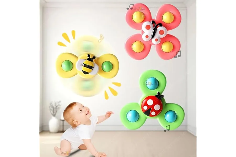 Toy Imagine Insect-Themed Suction Spinner Toys for Babies & Toddlers - Fidget Toys for Kids 0 t — Linkbiz SmartDeal's