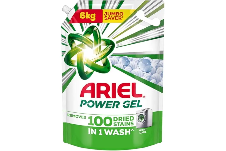 Ariel Power Gel Liquid Detergent for Front Load – 6kg | Removes 100 Dried Stains in 1 Wash | Fa — Linkbiz SmartDeal's