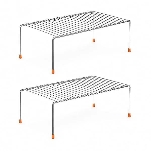 NH10 DESIGNS StainlessSteel Under Cabinet Kitchen DishRack Expandable Storage FloatingShelves For Kitchen Multipurpose Organizer Extend Up To 580 Mm With Anti-Rust Nano Coating(Pac — Linkbiz SmartDeal's