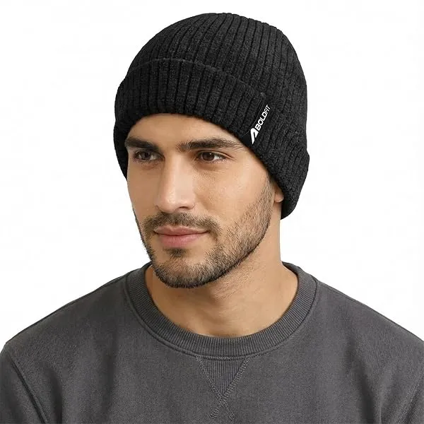 Boldfit Beanie Cap for Men Woolen Winter Cap for Men Woolen Cap for Women in Winter for Thermal Wear Stylish Soft Winter Caps for Boys & Girls for Warm Wear Head Winter Cap Woollen — Linkbiz SmartDeal's