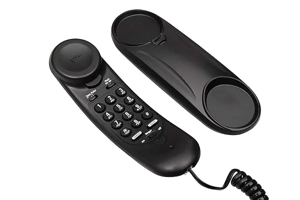 Beetel B26 Slim Corded Landline Phone,Ringer Volume Control,Wall/Desk Mountable,Ringer On/Off Switch,Clear Call Quality,Compact Design,Tone Pulse/Flash/Redial Function (Made in Ind — Linkbiz SmartDeal's