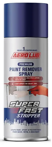 AEROLUB Paint Remover Spray 400ML | Fast Acting Paint Stripper for Wood, Metal, Glass, Steel, Iron, Wall, Acrylic & Automobiles – Non-Acidic Multi-Surface Paint Cleaner — Linkbiz SmartDeal's