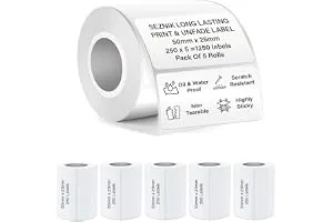 SEZNIK Waterproof, Non-Tearable, Sticky Thermal Lables, Label Roll, 2 inch Adhesive Thermal Lab — Linkbiz SmartDeal's