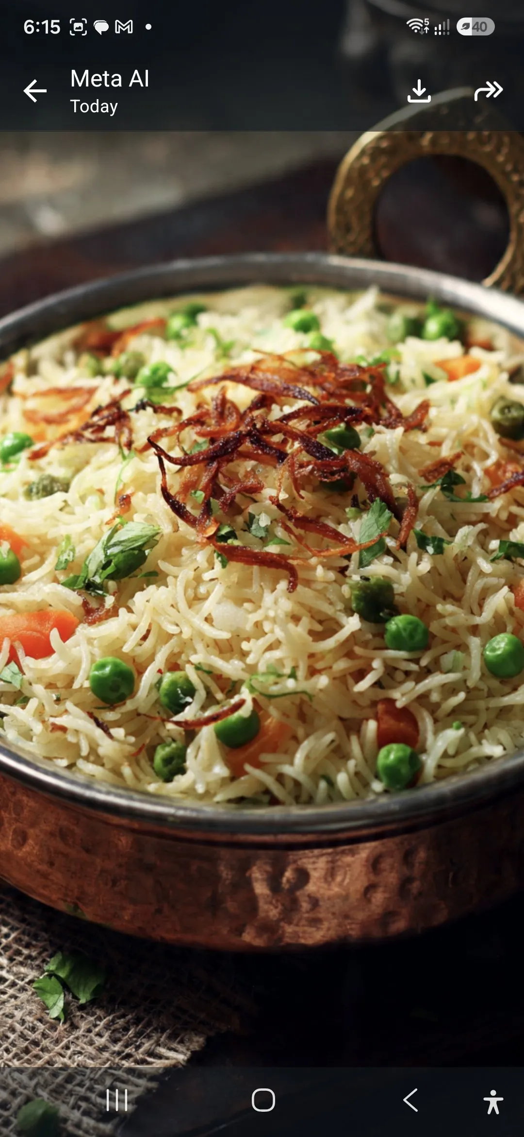 Veg Pulao — Door To Door Food Delivery