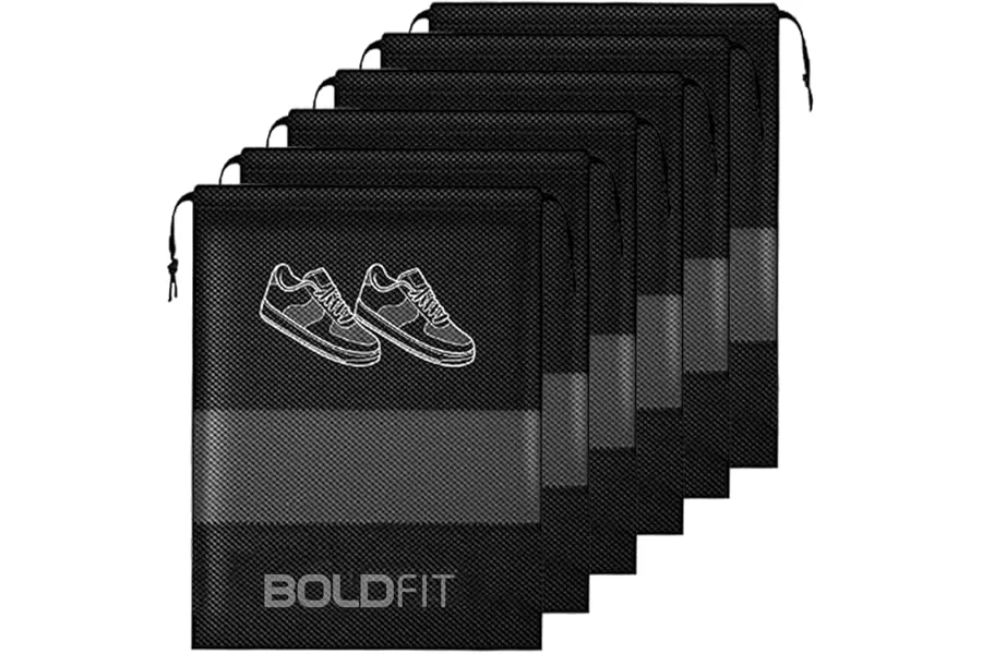 Boldfit Shoe Bag for Travel Bag for Man & Women Shoe Cover for Storage at Home Gym Reusable Tra — Linkbiz SmartDeal's