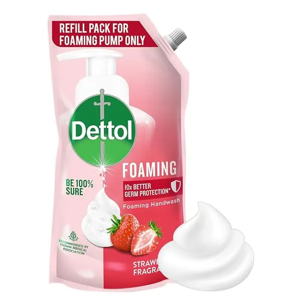 Dettol Foaming Handwash Refill - Strawberry, 700ml | Rich Foam | Moisturizing Hand Wash | Soft on Hands — Linkbiz SmartDeal's