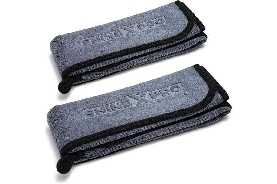 ShineXPro Microfiber Car Cleaning Cloth - OG Soft 500 GSM Extra Large (35x75 CM) Microfiber Clo — Linkbiz SmartDeal's