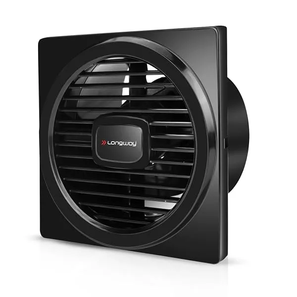 LONGWAY Gusto 6 Inch 150 mm Energy Efficient Exhaust Fan | High Speed Powerful Motor | Noiseless Operation & Easy to Clean | Suitable for Bathroom, Kitchen, Office | 2 Years Warran — Linkbiz SmartDeal's