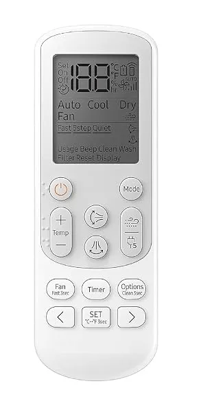 Ac Remote Compatible for Samsung Inverter Split AC Remote 1.5 Ton 5 Star Wind-Free (Exactly Same Remote Will Work Only) — Linkbiz SmartDeal's