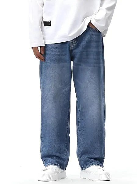 Ben Martin Men Jeans || Baggy Fit Jean's for Man || Loose Fit High Rise Denim || Stretchable Casual Wear Jean,s || Dance Rap Rapping Style Pant for Men || Denim Cotton Jeans (0) — Linkbiz SmartDeal's