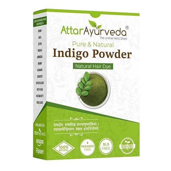 Attar Ayurveda Indigo Powder for black Hair (200 grams) — Linkbiz SmartDeal's