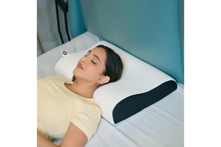 CareFoam Cervical Memory Foam Pillow for Neck Support | 2-Year Manufacturing Warranty | Orthope — Linkbiz SmartDeal's