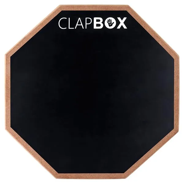 Clapbox Drum Practice Pad - 12 inches, Black (Practice pad only) — Linkbiz SmartDeal's