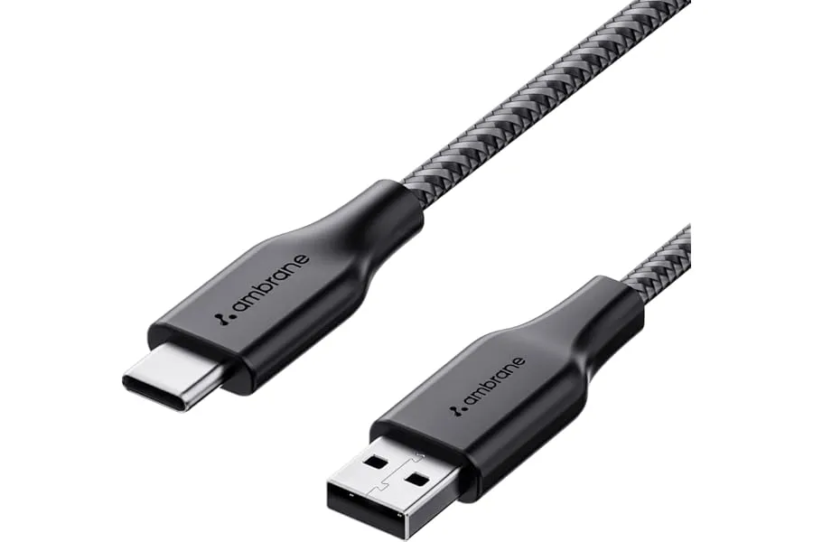 Ambrane Unbreakable 3A Fast Charging 1.5m Braided Type C Cable for Smartphones, Tablets & other — Linkbiz SmartDeal's