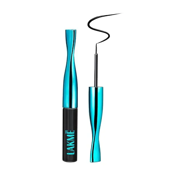 LAKME 9to5 Eyeconic Waterproof Liquid Eyeliner, Intense Black, 4.5 ml, for Precise Eye Definition, with Quick-Dry Formula, Smudgeproof and Waterproof — Linkbiz SmartDeal's
