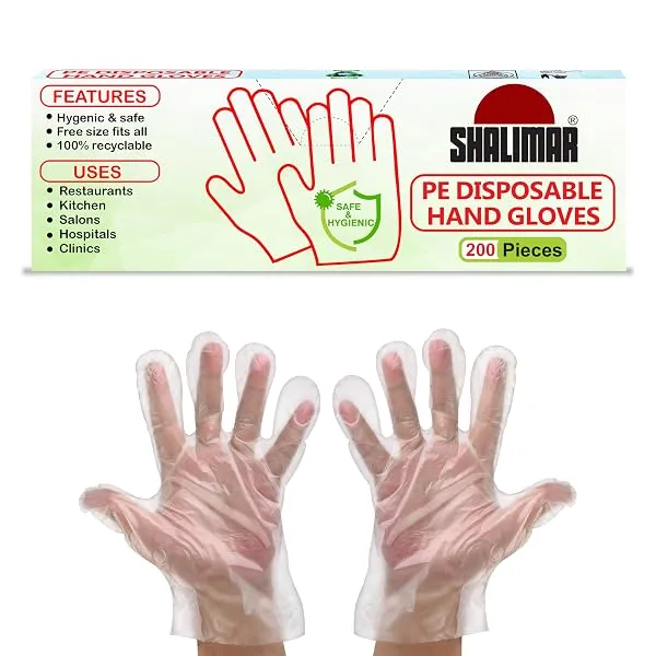Shalimar Reusable Hand Gloves (Pack Of 1/200 Pieces) For Gardening, Kitchen Cleaning And Dishwashing (Natural Colour) - Free Size — Linkbiz SmartDeal's