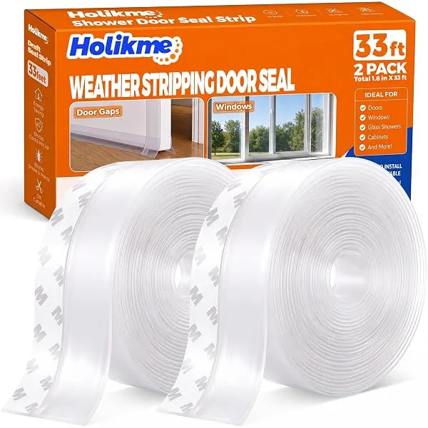 Holikme Silicone Door Seal Strip 4.5cm W-9m Door Seal Strip for Windows Doors — Linkbiz SmartDeal's
