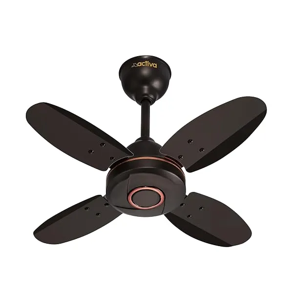 ACTIVA Ornet 600mm Ceiling Fan for Kitchen & Small Rooms | 4 Blade High Speed Fan | 850 RPM Powerful Air Delivery | Anti-Dust Coating | Energy Efficient Ceiling Fan | 2 Years Warra — Linkbiz SmartDeal's