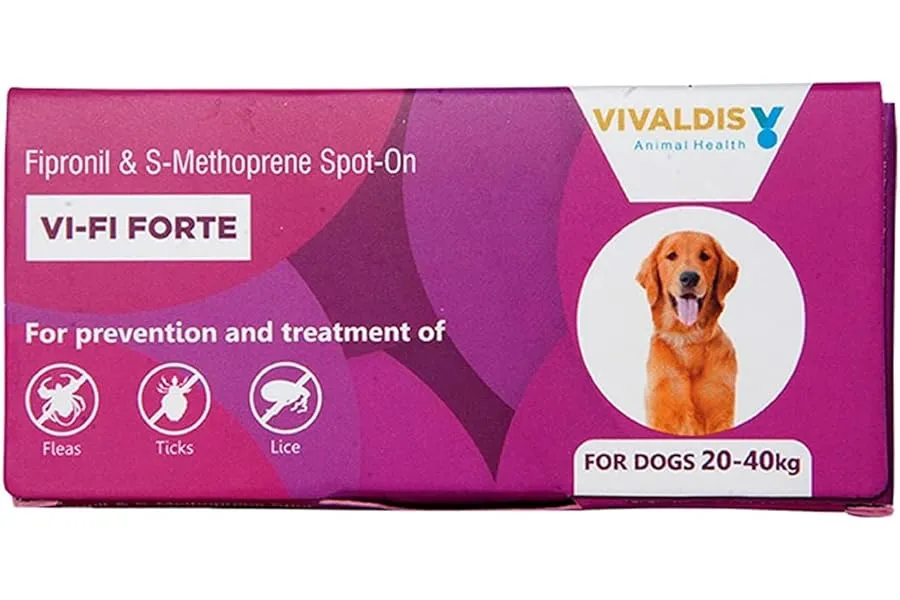 Vivaldis Spot On for Dogs 20-40kg - VI-FI Forte 2.68ml Single Pipette – Solution for The Preven — Linkbiz SmartDeal's