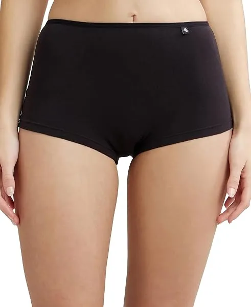 Jockey SS04 Women's Super Combed Cotton Elastane Stretch Boyshorts — Linkbiz SmartDeal's