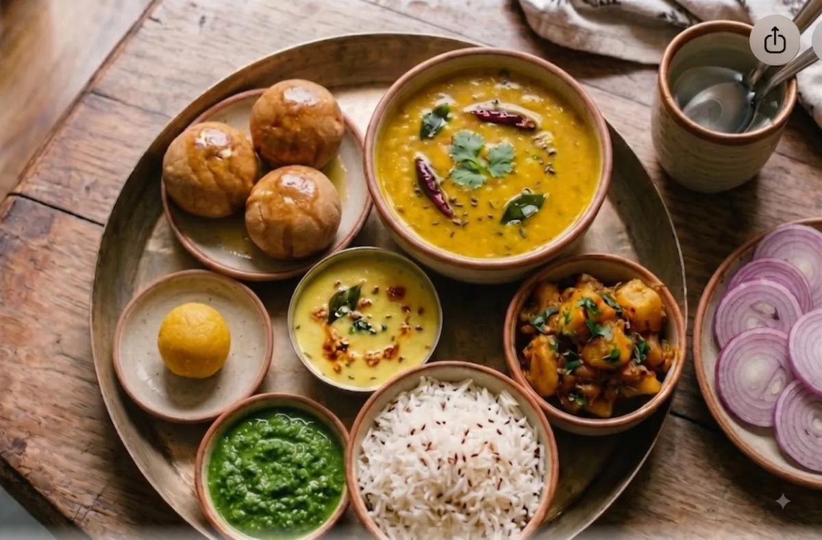 Dal Bati Thali - Premium