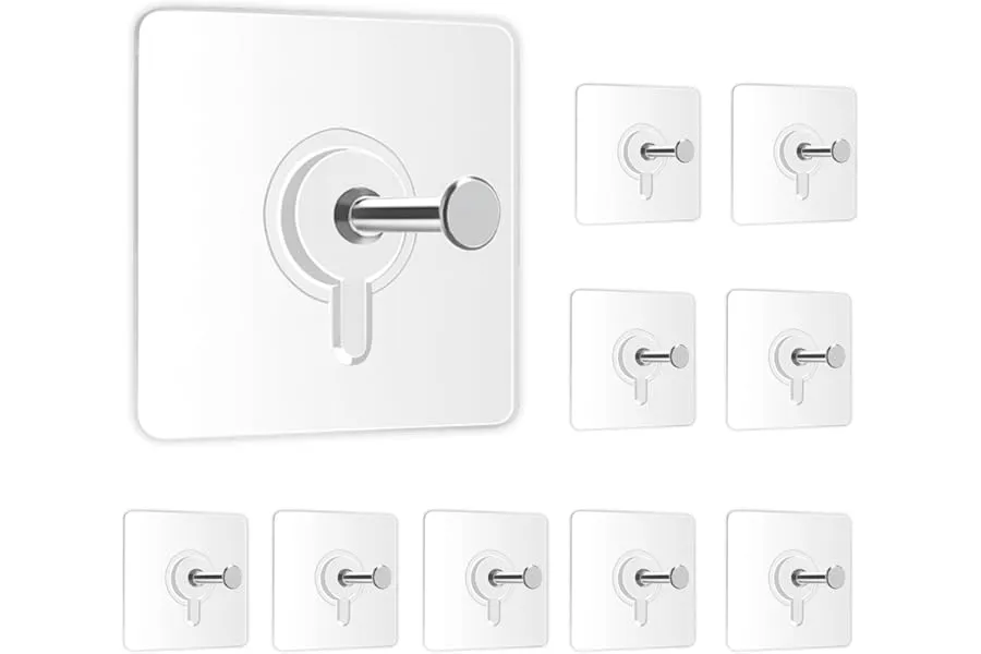 Zulaxy Photo Frame Hooks for Wall Without Drilling, 10 Pack Self Adhesive Hooks for Wall Heavy — Linkbiz SmartDeal's