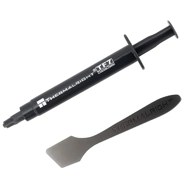 Thermalright TF7 2g Thermal Compound Paste for CPU Coolers, Heat Sink Paste High Conductivity 12.8W/m.k for All Processors(CPU,GPU), Non-Conductive,with A Spatula Tool — Linkbiz SmartDeal's