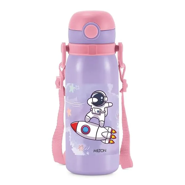 MILTON Torque 650 ISI Certified Stainless Steel Water Bottle, Leak Proof, Rust Proof, Single Walled,1 Yr Warranty, Ideal Sipper Water Bottle for School Kids Bottle, 625 ml, Purple — Linkbiz SmartDeal's