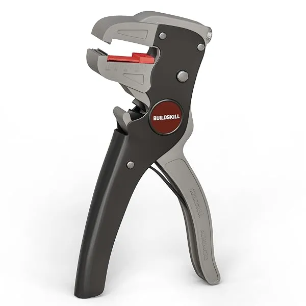 BUILDSKILL 2 IN 1 Automatic Wire Stripping & Cutting Tool – Precision Cutter for Electrical, Automotive, Cords & Cables – Ergonomic Handle with Pressure Adjustment — Linkbiz SmartDeal's