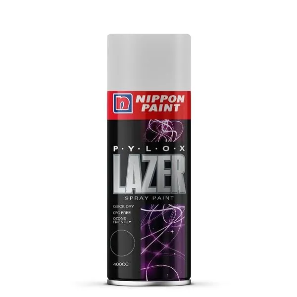 Nippon Paint Pylox 400ML Clear Lacquer Spray Paint-Quick Drying & Low Odor Aerosol Paint for Wood Metal Plastic Glass-CFC-Free Multipurpose DIY Paint for Art Craft Furniture Home D — Linkbiz SmartDeal's
