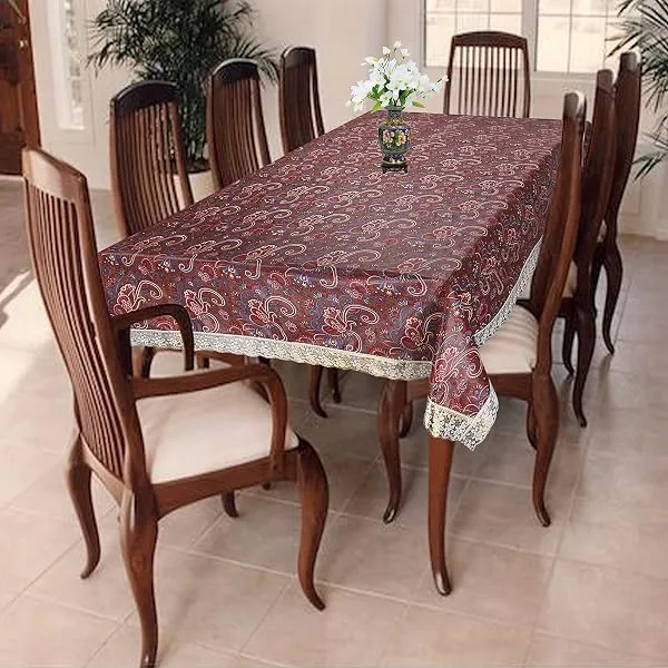 Homerz Premium Dining Table Cover for 6 to 8 Seater, 60 x 90 inch Size, Waterproof and Dustproof (Jaipuri, 60x90 inch- 6-8 Seater) — Linkbiz SmartDeal's