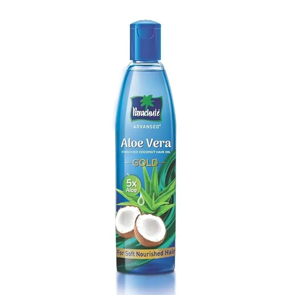 Parachute Advansed Aloe Vera Enriched Coconut Hair Oil Gold | 5X Aloe Vera With Coconut | Makes Hair Sooperr Soft | 600ml — Linkbiz SmartDeal's