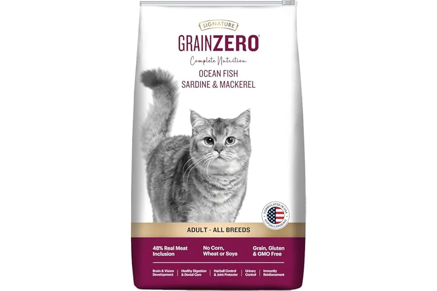 Grain Zero Adult Dry Cat Food 1.2kg | Ocean Fish, Sardine & Mackerel | 48% Fresh Fish Inclusion — Linkbiz SmartDeal's