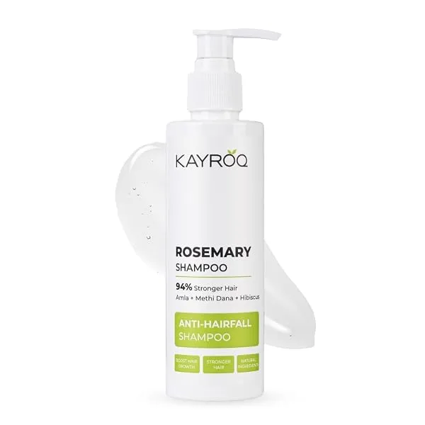KAYROQ Rosemary Shampoo | 94% Stronger Hair | Enriched With Rosemary | Sulfate & Paraben Free | For Men & Women | 200 ML — Linkbiz SmartDeal's