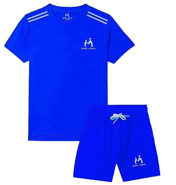 MIST N FOGG Boys and Girls Sports Dry Fit T-Shirts and Short Set — Linkbiz SmartDeal's