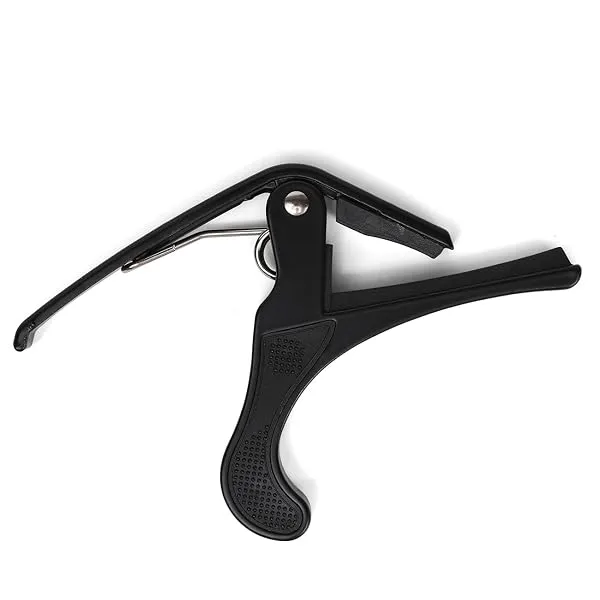 Akkord AKD CAPO-01 One Handed Trigger Guitar Metal Capo Quick Change for Ukulele, Electric and Acoustic Guitars, Black — Linkbiz SmartDeal's