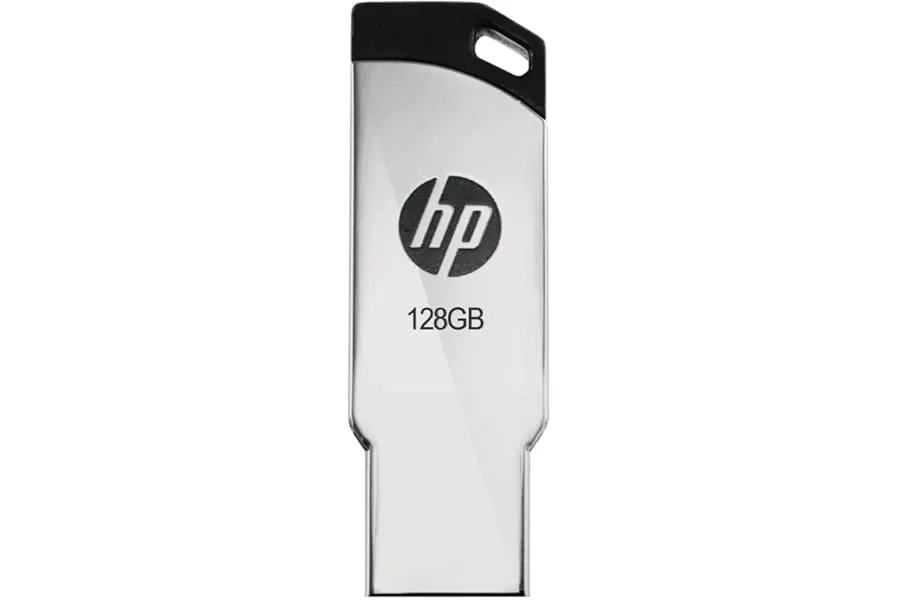 HP v236w 128GB USB 2.0 Flash Drive/Pen Drive, Metal Silver — Linkbiz SmartDeal's