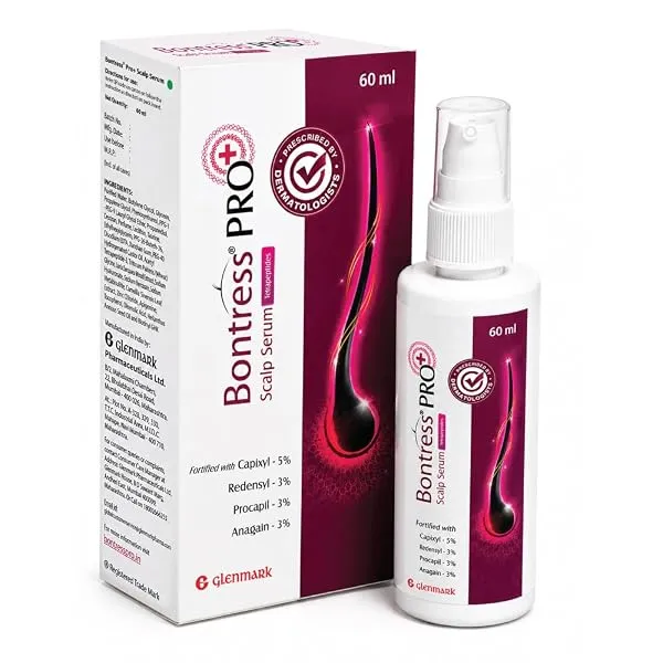 Bontress PRO+ Scalp Serum | Powered by Pro Active Peptides – 5% Capixyl, 3% Redensyl, 3% Anagain, 3% Procapil | Dermat recommended Hair Growth Serum | 94% Users Reported Hair Growt — Linkbiz SmartDeal's