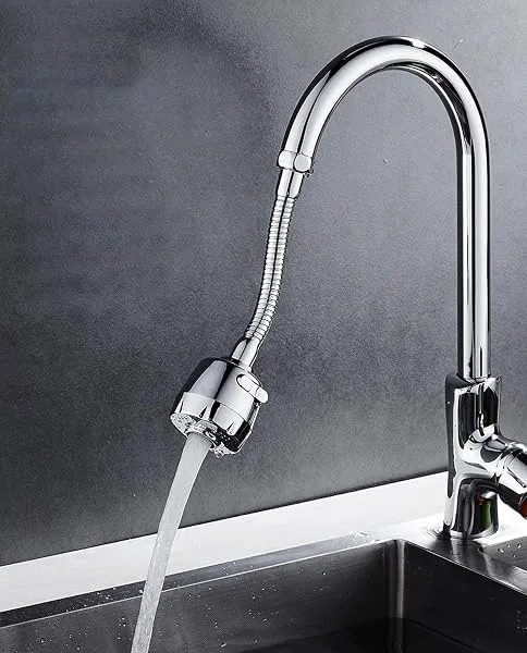 Styxon Sink Faucet Sprayer Attachment 360 Rotatable Kitchen Tap Extender Head Replacement Anti-Splash Faucet Nozzle Head with Hose and Universal Connector, 2 Mode, 19 X 4.9 X 2.2 C — Linkbiz SmartDeal's