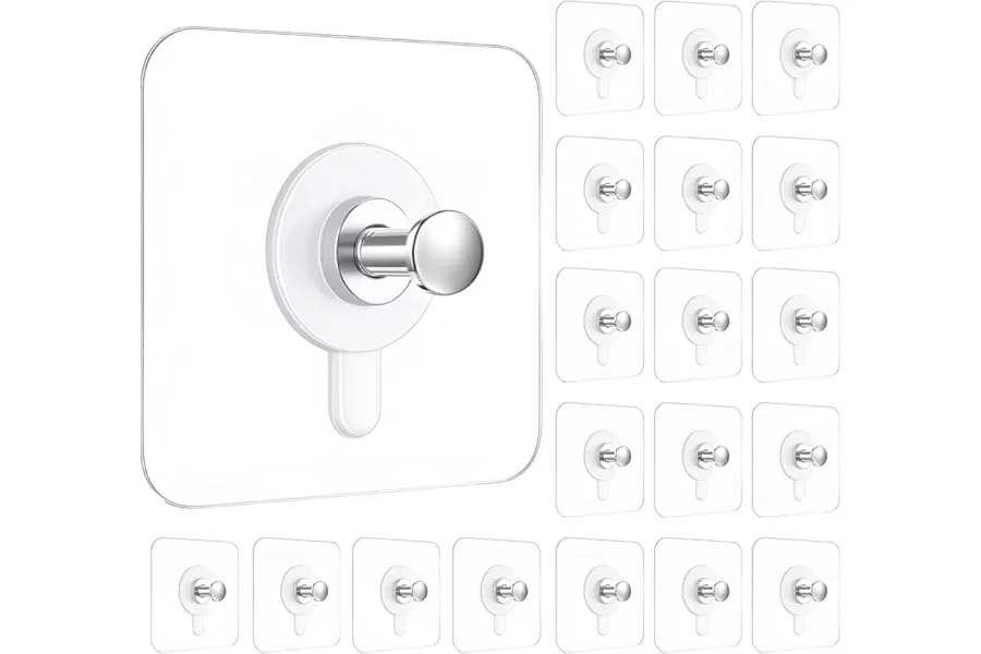DALUCI Self Adhesive Wall Hooks 20 Pcs - Heavy Duty Nail-Free Hooks for Wall Heavy Items | Phot — Linkbiz SmartDeal's