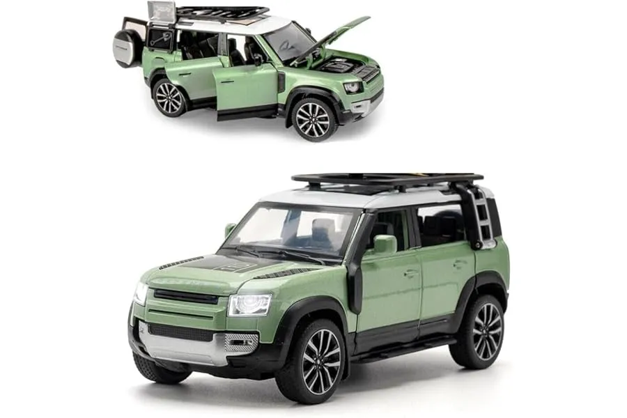 Umadiya® Range Rover Defender 1:32 Scale Model Car Exclusive Alloy Metal Pull Back Die-cast Car — Linkbiz SmartDeal's