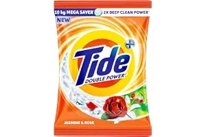 Tide Plus Detergent Washing Powder - 10kg Mega Saver Pack | Jasmine & Rose Fragrance | Removes — Linkbiz SmartDeal's
